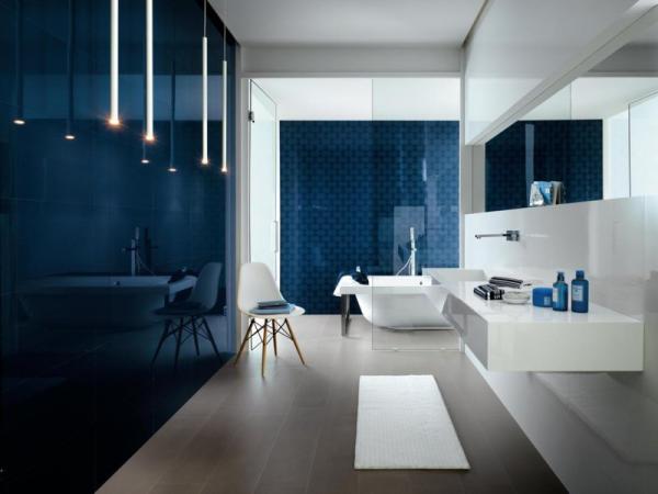 Large blue bathroom wall tiles + best buy price