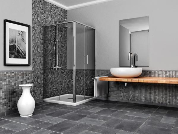 Buy and price of floor tiles bathroom grey