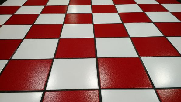 Buy and price of red square floor tiles