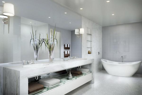 Large bathroom tiles white | Buy at a cheap price