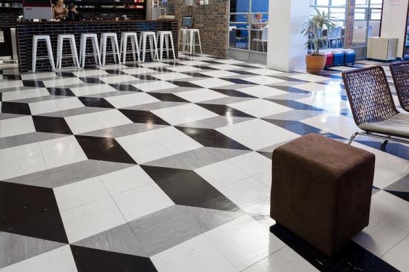 Buy white and black floor tiles at an exceptional price